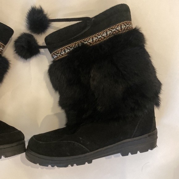 Minnetonka faux fur boots size 7 - Picture 7 of 12